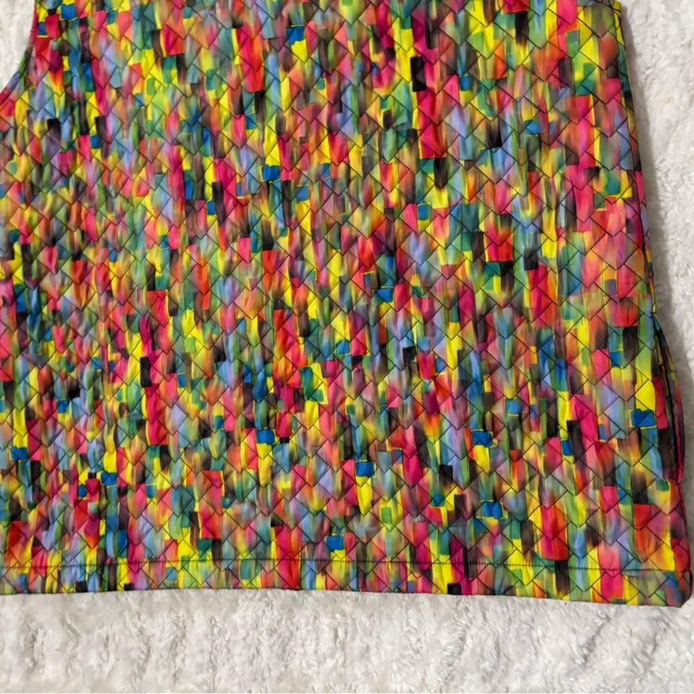 CAROLINE ROSE Women’s Colorful Quilted Vest - Picture 6 of 12